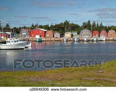 Canada, Prince Edward Island, Prince County, Gulf of Saint Lawrence, Malpeque, fishing village, harbor, fishing boats, marina View Large Photo Image Stock Photograph - Canada, Prince Edward Island, Prince County, Gulf of Saint Lawrence, Malpeque, fishing village, harbor, fishing boats, marina. Fotosearch