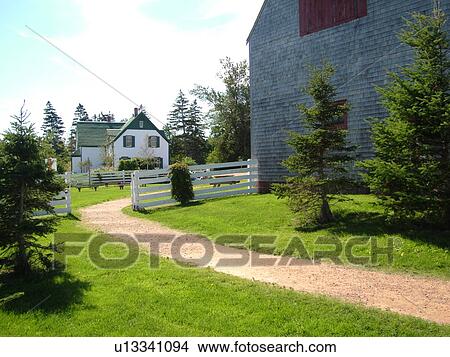 Canada, Prince Edward Island, Queens County, Cavendish, Prince Edward Island National Park, Green Gables House, Anne of Green Gables, house View Large Photo Image Picture - Canada, Prince Edward Island, Queens County, Cavendish, Prince Edward Island National Park, Green Gables House, Anne of Green Gables, house. Fotosearch