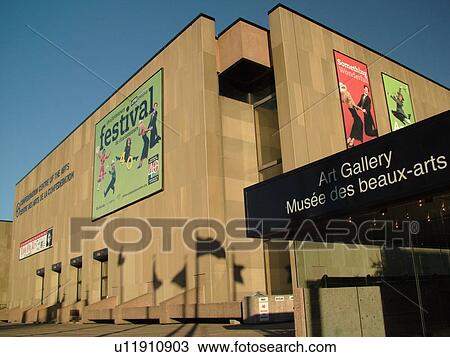 Stock Image -  Canada, Prince Edward Island, Queens County, Charlottetown, Confederation Centre of the Arts. Fotosearch