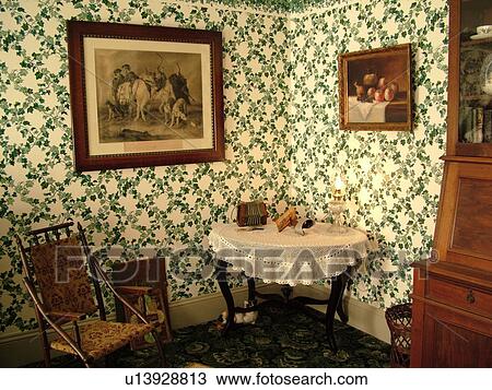 Canada, Prince Edward Island, Queens County, Cavendish, Prince Edward Island National Park, Green Gables House, Anne of Green Gables, house, interior, parlor View Large Photo Image Stock Image - Canada, Prince Edward Island, Queens County, Cavendish, Prince Edward Island National Park, Green Gables House, Anne of Green Gables, house, interior, parlor. Fotosearch