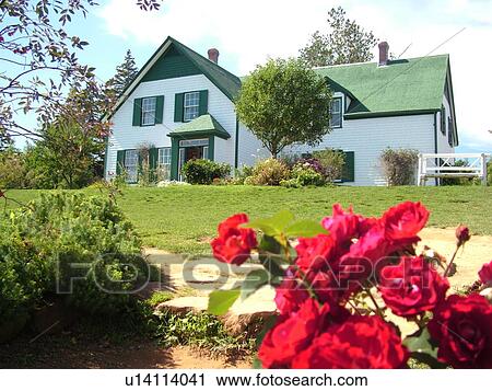 Canada, Prince Edward Island, Queens County, Cavendish, Prince Edward Island National Park, Green Gables House, Anne of Green Gables, house View Large Photo Image Stock Image - Canada, Prince Edward Island, Queens County, Cavendish, Prince Edward Island National Park, Green Gables House, Anne of Green Gables, house. Fotosearch