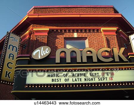 Canada, Prince Edward Island, Queens County, Charlottetown, The Mack Movie Theater View Large Photo Image Stock Image - Canada, Prince Edward Island, Queens County, Charlottetown, The Mack Movie Theater . Fotosearch