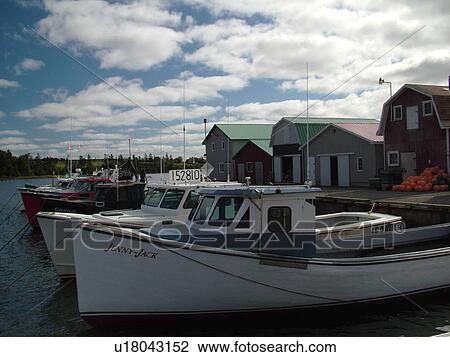 Canada, Prince Edward Island, Queens County, Gulf of Saint Lawrence, Springbrook, fishing village, harbor, fishing boats, marina View Large Photo Image Stock Image - Canada, Prince Edward Island, Queens County, Gulf of Saint Lawrence, Springbrook, fishing village, harbor, fishing boats, marina. Fotosearch
