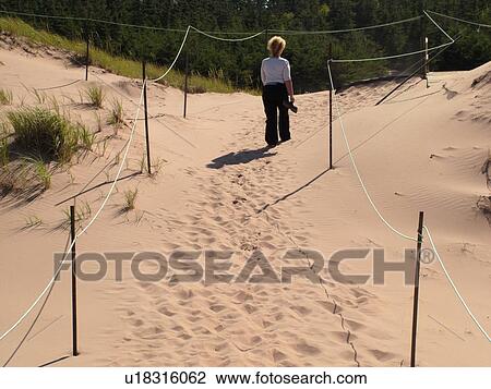 Canada, Prince Edward Island, Queens County, Gulf of Saint Lawrence, Cavendish Beach, Prince Edward Island National Park, woman walking on sand dunes, beach View Large Photo Image Stock Image - Canada, Prince Edward Island, Queens County, Gulf of Saint Lawrence, Cavendish Beach, Prince Edward Island National Park, woman walking on sand dunes, beach. Fotosearch