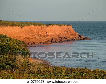 Canada, Prince Edward Island, Queens County, Gulf of Saint Lawrence, Cavendish Beach, Prince Edward Island National Park, scenic coastline, early morning light View Large Photo Image Stock Photo - Canada, Prince Edward Island, Queens County, Gulf of Saint Lawrence, Cavendish Beach, Prince Edward Island National Park, scenic coastline, early morning light. Fotosearch