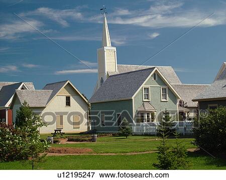 Canada, Prince Edward Island, Queens County, Cavendish, Avonlea Village of Anne of Green Gables View Large Photo Image Stock Photo - Canada, Prince Edward Island, Queens County, Cavendish, Avonlea Village of Anne of Green Gables. Fotosearch