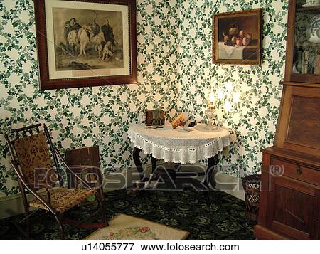 Canada, Prince Edward Island, Queens County, Cavendish, Prince Edward Island National Park, Green Gables House, Anne of Green Gables, house, interior, parlor View Large Photo Image Stock Photo - Canada, Prince Edward Island, Queens County, Cavendish, Prince Edward Island National Park, Green Gables House, Anne of Green Gables, house, interior, parlor. Fotosearch