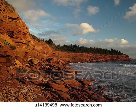 Canada, Prince Edward Island, Queens County, Gulf of Saint Lawrence, Cavendish Beach, Prince Edward Island National Park, scenic coastline View Large Photo Image Stock Photo - Canada, Prince Edward Island, Queens County, Gulf of Saint Lawrence, Cavendish Beach, Prince Edward Island National Park, scenic coastline. Fotosearch