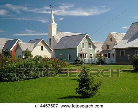 Canada, Prince Edward Island, Queens County, Cavendish, Avonlea Village of Anne of Green Gables View Large Photo Image Stock Photo - Canada, Prince Edward Island, Queens County, Cavendish, Avonlea Village of Anne of Green Gables. Fotosearch