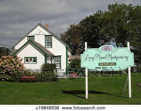 Canada, Prince Edward Island, Queens County, New London, Lucy Maud Montgomery Birthplace View Large Photo Image Stock Photo - Canada, Prince Edward Island, Queens County, New London, Lucy Maud Montgomery Birthplace. Fotosearch