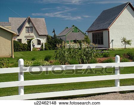 Canada, Prince Edward Island, Queens County, Cavendish, Avonlea Village of Anne of Green Gables View Large Photo Image Stock Photo - Canada, Prince Edward Island, Queens County, Cavendish, Avonlea Village of Anne of Green Gables. Fotosearch