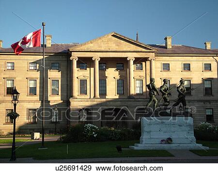 Stock Photo -  Canada, Prince Edward Island, Queens County, Charlottetown, Province House National Historic Site. Fotosearch
