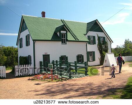 Canada, Prince Edward Island, Queens County, Cavendish, Prince Edward Island National Park, Green Gables House, Anne of Green Gables, house View Large Photo Image Stock Photo - Canada, Prince Edward Island, Queens County, Cavendish, Prince Edward Island National Park, Green Gables House, Anne of Green Gables, house. Fotosearch