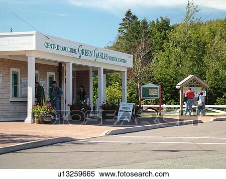 Canada, Prince Edward Island, Queens County, Cavendish, Prince Edward Island National Park, Green Gables House, Anne of Green Gables, visitor center, entrance View Large Photo Image Stock Photography - Canada, Prince Edward Island, Queens County, Cavendish, Prince Edward Island National Park, Green Gables House, Anne of Green Gables, visitor center, entrance. Fotosearch