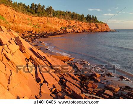 Canada, Prince Edward Island, Queens County, Gulf of Saint Lawrence, Cavendish Beach, Prince Edward Island National Park, scenic coastline View Large Photo Image Stock Photography - Canada, Prince Edward Island, Queens County, Gulf of Saint Lawrence, Cavendish Beach, Prince Edward Island National Park, scenic coastline. Fotosearch