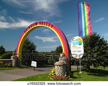Stock Photography -  Canada, Prince Edward Island, Queens County, Cavendish, Rainbow Valley. Fotosearch