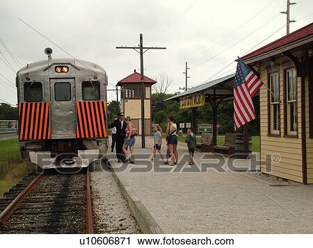 Cape May, NJ, New Jersey, Historic Cold Spring Village, Rail Station, train View Large Photo Image Stock Image - Cape May, NJ, New Jersey, Historic Cold Spring Village, Rail Station, train. Fotosearch