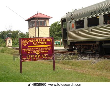 Cape May, NJ, New Jersey, Historic Cold Spring Village, Rail Station, train View Large Photo Image Stock Image - Cape May, NJ, New Jersey, Historic Cold Spring Village, Rail Station, train. Fotosearch