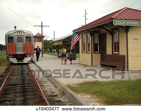 Cape May, NJ, New Jersey, Historic Cold Spring Village, Rail Station, train View Large Photo Image Stock Photo - Cape May, NJ, New Jersey, Historic Cold Spring Village, Rail Station, train. Fotosearch