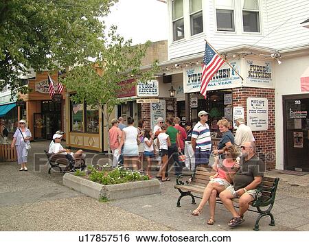 Cape May, NJ, New Jersey, Washington Street Mall, shopping View Large Photo Image Stock Photograph - Cape May, NJ, New Jersey, Washington Street Mall, shopping. Fotosearch