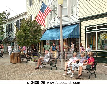 Cape May, NJ, New Jersey, Washington Street Mall, shopping View Large Photo Image Stock Photography - Cape May, NJ, New Jersey, Washington Street Mall, shopping. Fotosearch