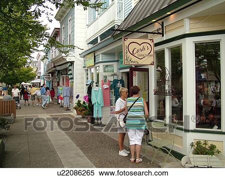 Cape May, NJ, New Jersey, Washington Street Mall, shopping View Large Photo Image Stock Photography - Cape May, NJ, New Jersey, Washington Street Mall, shopping. Fotosearch