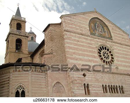 cathedral, Umbria, Italy, Foligno, Europe, 12th-century Cathedral in the medieval town of Foligno. View Large Photo Image Stock Photo - cathedral, Umbria, Italy, Foligno, Europe, 12th-century Cathedral in the medieval town of Foligno.. Fotosearch