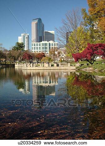 Charlotte, NC, North Carolina, downtown, Marshall Park View Large Photo Image Stock Photo - Charlotte, NC, North Carolina, downtown, Marshall Park. Fotosearch