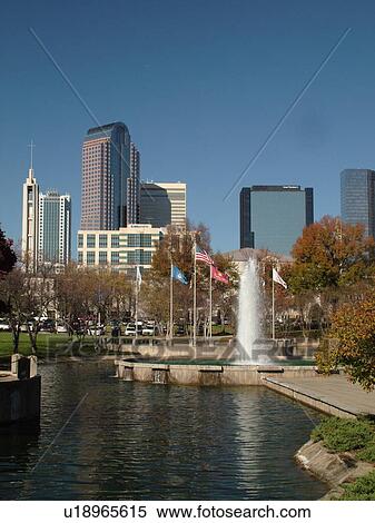 Charlotte, NC, North Carolina, downtown, Marshall Park View Large Photo Image Stock Photography - Charlotte, NC, North Carolina, downtown, Marshall Park. Fotosearch