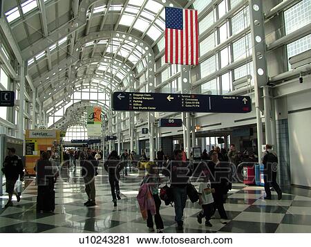 Chicago, Il, Illinois, O'Hare International airport, hub, interior, concourse View Large Photo Image Stock Image - Chicago, Il, Illinois, O'Hare International airport, hub, interior, concourse. Fotosearch