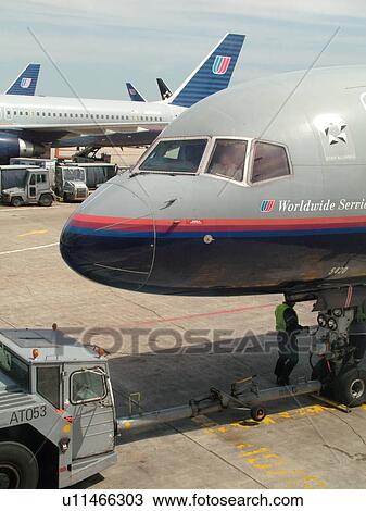 Chicago, Il, Illinois, O'Hare International airport, hub, United Airlines Planes parked at gate View Large Photo Image Stock Image - Chicago, Il, Illinois, O'Hare International airport, hub, United Airlines Planes parked at gate. Fotosearch