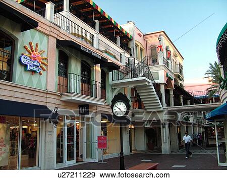 Stock Photo -  Coconut Grove, Miami, FL, Florida, Coconut Grove Village, CocoWalk The Village. Fotosearch