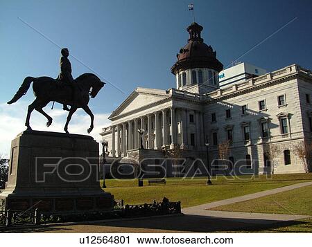 Columbia, SC, South Carolina, State House, State Capitol, Wade Hampton Equestrian Statue View Large Photo Image Stock Image - Columbia, SC, South Carolina, State House, State Capitol, Wade Hampton Equestrian Statue. Fotosearch
