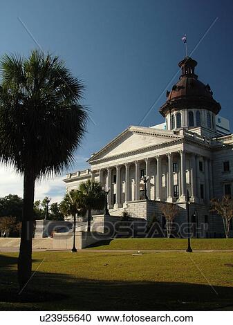 Stock Image -  Columbia, SC, South Carolina, State Capitol, State House. Fotosearch