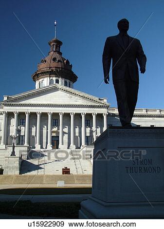 Columbia, SC, South Carolina, State Capitol, State House, Strom Thurmond Statue View Large Photo Image Stock Photo - Columbia, SC, South Carolina, State Capitol, State House, Strom Thurmond Statue. Fotosearch