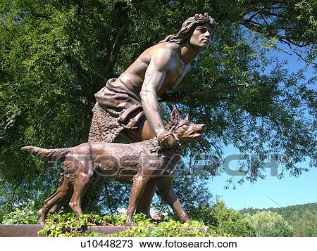 Cooperstown, NY, New York, Indian Hunter Statue on the lakefront of Otsego Lake. View Large Photo Image Stock Image -  Cooperstown, NY, New York, Indian Hunter Statue on the lakefront of Otsego Lake.. Fotosearch