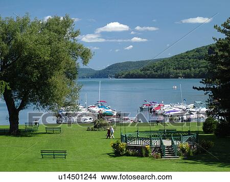 Cooperstown, NY, New York, Otsego Lake View Large Photo Image Picture - Cooperstown, NY, New York, Otsego Lake. Fotosearch
