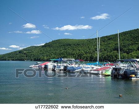 Stock Image -  Cooperstown, NY, New York, Otsego Lake. Fotosearch