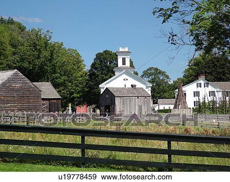 Cooperstown, NY, New York, The Farmers' Museum View Large Photo Image Stock Photo - Cooperstown, NY, New York, The Farmers' Museum. Fotosearch