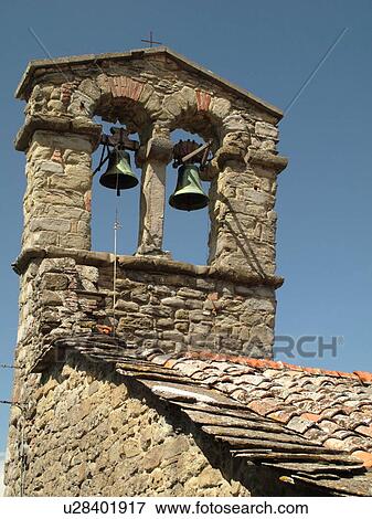 Cortona, Italy, Tuscany, Toscana, Europe, The bell tower of a church in the hill town of Cortona. View Large Photo Image Stock Photo - Cortona, Italy, Tuscany, Toscana, Europe, The bell tower of a church in the hill town of Cortona.. Fotosearch