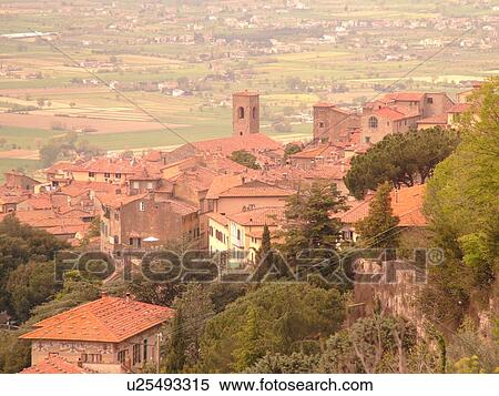 Cortona, Italy, Tuscany, Toscana, Europe, Scenic view of the hillside town of Cortona. View Large Photo Image Stock Photography - Cortona, Italy, Tuscany, Toscana, Europe, Scenic view of the hillside town of Cortona.. Fotosearch