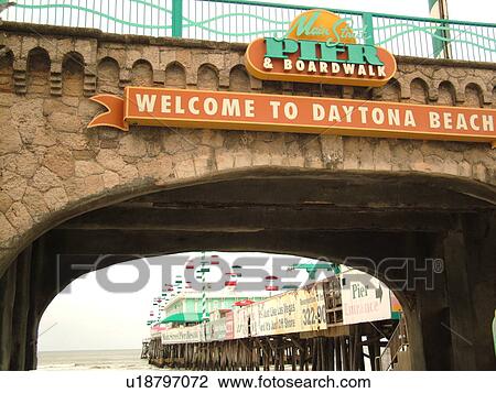 Daytona Beach, FL, Florida, Main Street Pier and Boardwalk, Boardwalk Amusement, sign View Large Photo Image Stock Image - Daytona Beach, FL, Florida, Main Street Pier and Boardwalk, Boardwalk Amusement, sign. Fotosearch