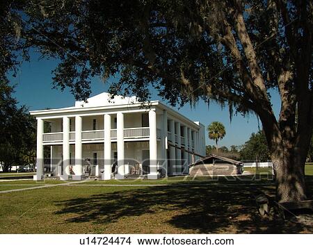Ellenton, FL, Florida, Gamble Plantation Historic State Park and Judah P. Benjamin Confederate Memorial, Antebellum Mansion View Large Photo Image Picture - Ellenton, FL, Florida, Gamble Plantation Historic State Park and Judah P. Benjamin Confederate Memorial, Antebellum Mansion. Fotosearch