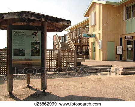 Stock Photo -  Everglades City, Everglades National Park, FL, Florida, Gulf Coast Visitor Center. Fotosearch
