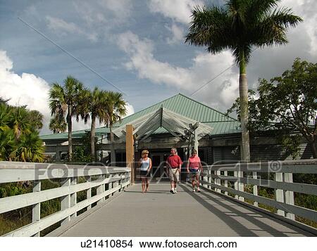 Picture -  Everglades National Park, FL, Florida, Ernest E. Coe Visitor Center. Fotosearch