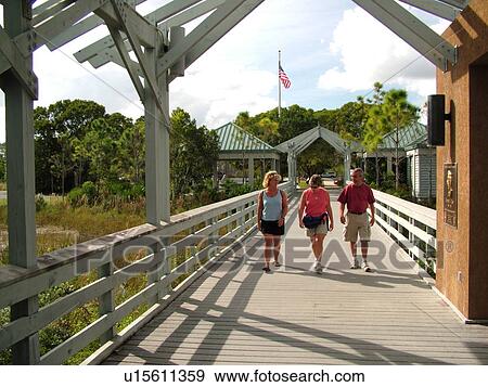 Stock Photo -  Everglades National Park, FL, Florida, Ernest E. Coe Visitor Center. Fotosearch