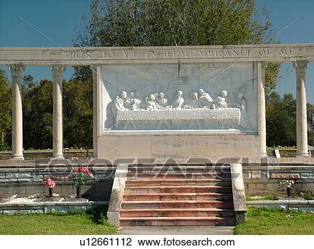 FL, Florida, Skyway Memorial Gardens Cemetery, The Last Supper, relief, sculpture View Large Photo Image Stock Image -  FL, Florida, Skyway Memorial Gardens Cemetery, The Last Supper, relief, sculpture. Fotosearch