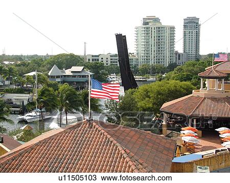 Fort Lauderdale, FL, Florida, Las Olas Riverfront Marketplace, New River, riverfront, aerial View Large Photo Image Stock Image - Fort Lauderdale, FL, Florida, Las Olas Riverfront Marketplace, New River, riverfront, aerial. Fotosearch