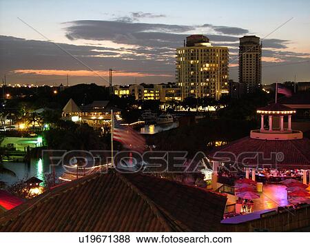 Fort Lauderdale, FL, Florida, Las Olas Riverfront Marketplace, New River, riverfront, aerial View Large Photo Image Stock Photo - Fort Lauderdale, FL, Florida, Las Olas Riverfront Marketplace, New River, riverfront, aerial. Fotosearch