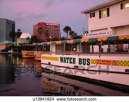 Fort Lauderdale, FL, Florida, New River, Intracoastal Waterway, Water Bus View Large Photo Image Picture - Fort Lauderdale, FL, Florida, New River, Intracoastal Waterway, Water Bus. Fotosearch